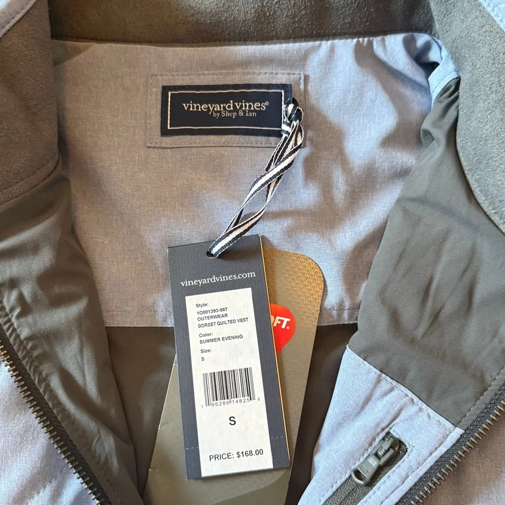 NWT MEN'S VINEYARD VINES OUTERWEAR DORSET QUILTED VEST SIZE S - Picture 15 of 16